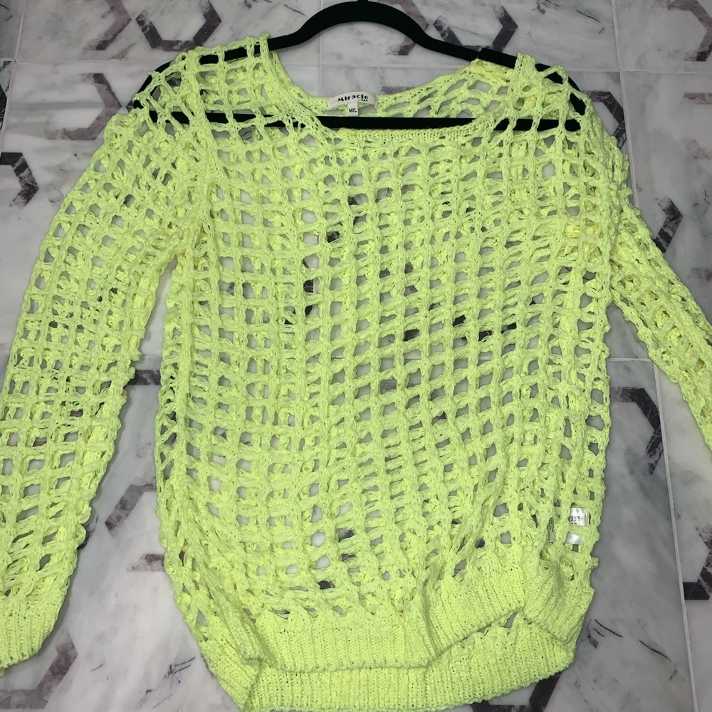 Mess Green sweater